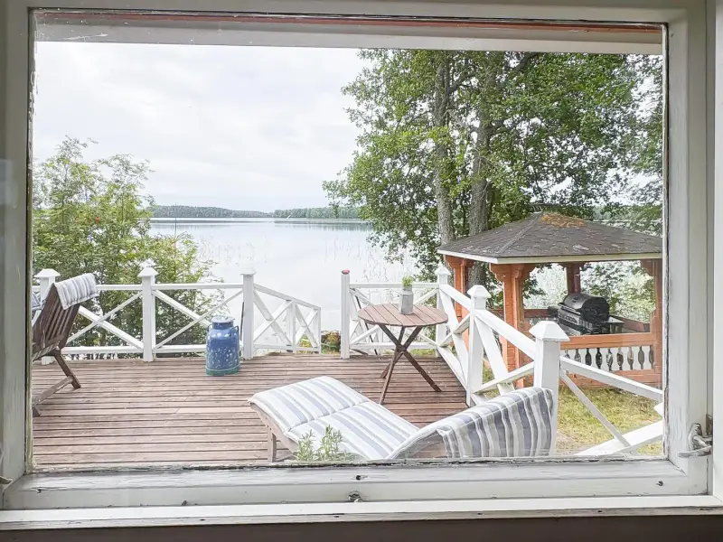 Chalet rénové, 40 m², rive privée Pyhitty, 2 200 m² — Pieksämäki — 13