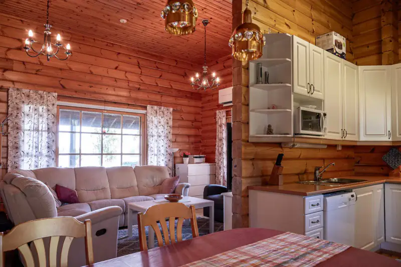 Villa bois ~69 m² + sauna Nestori ~35 m² (2000), 1 580 m² — Itäinen Lammassaari / Pietarsaari — 8