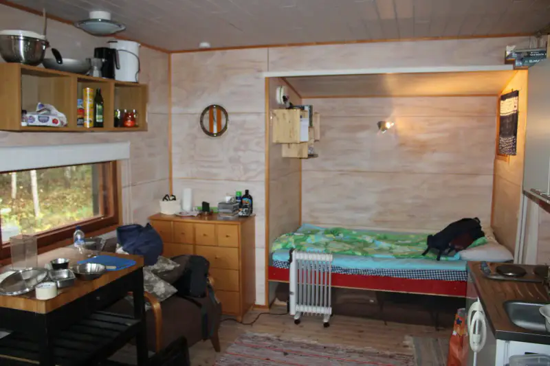 Chalet-sauna moderne (20 m², 2010), 5 384 m² et 64 m de rive privée sur le Ylä-Säyneinen — Polvijärvi, 24 km de Joensuu — 11
