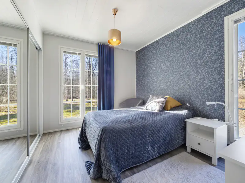 Maison ~80 m² (2021) + rantasauna, 2,8 ha (~200 m rive), Höytiäinen — Polvijärvi — 12