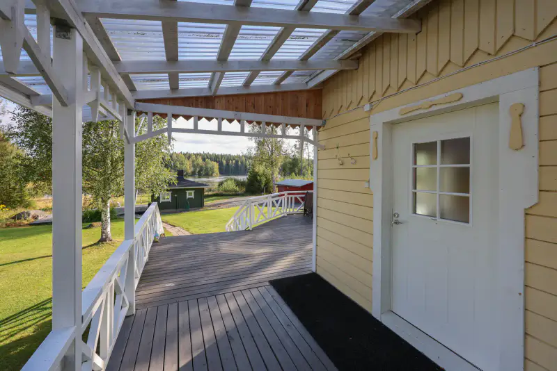 Complexe Valkjärvi : chalet + sauna 2017 + aitta 2025 — Pomarkku — 4