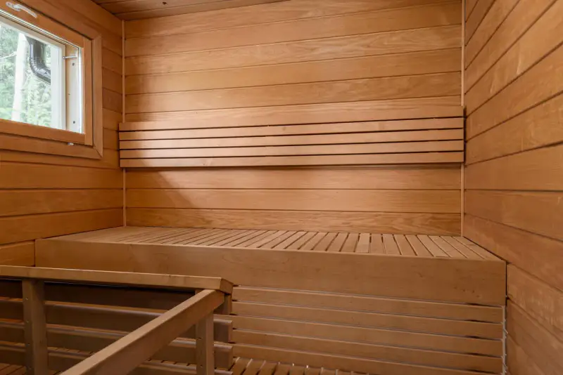 Mökki ~80 m² (2015) + bâtiment sauna et palju, 4 319 m² sur le Lampinjärvi — Ahlainen / Pori — 12