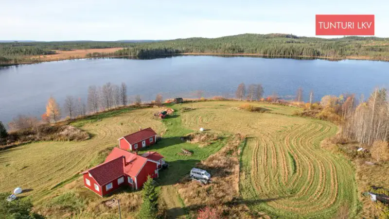 Maison en rondins ~119 m² (1946, agrandie 2012), presqu’île privée 4,6 ha sur le Hetejärvi — Pudasjärvi — 3