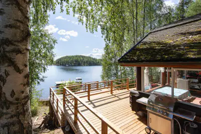 Päämökki ~80 m² (2020) + rantamökki/aitta, 3 280 m², Saimaa — Puumala — 1