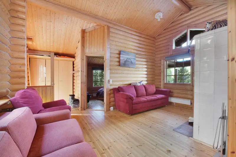 Chalet en rondins de 2004 (56 m²) + sauna de rive, 4 150 m² au bord du Saimaa, à rafraîchir — Puumala — 13