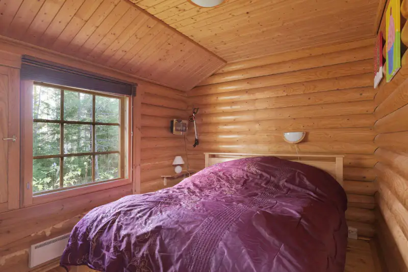 Chalet en rondins de 2004 (56 m²) + sauna de rive, 4 150 m² au bord du Saimaa, à rafraîchir — Puumala — 14
