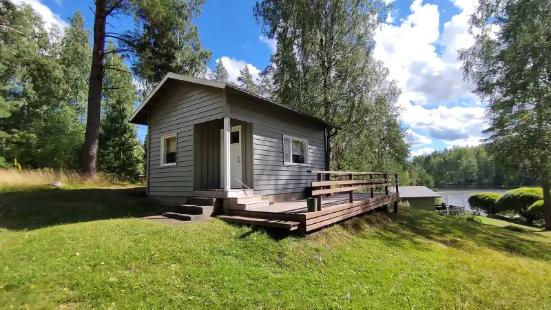 Mökki 1972 (24 m²) + aitta + rantasauna, 4 120 m² rive Saimaa — Viljakansaari / Puumala — 10