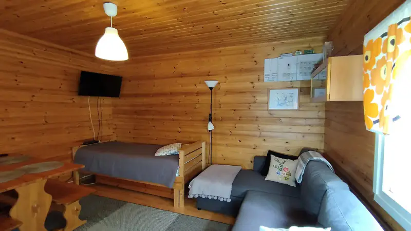 Mökki 1972 (24 m²) + aitta + rantasauna, 4 120 m² rive Saimaa — Viljakansaari / Puumala — 13