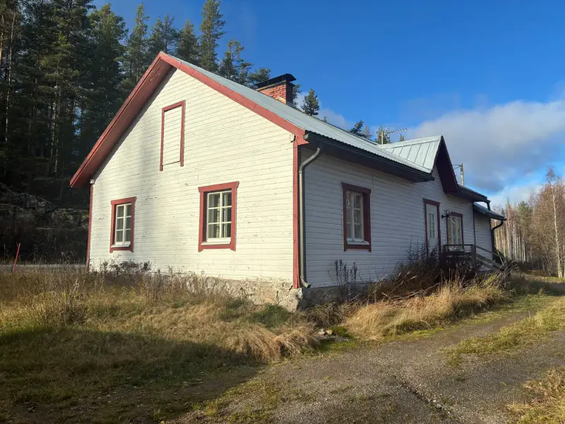 Ancienne maison en rondins de 80 m² à rénover sur 3,9 ha, rive privée sur le Korppisenjärvi — Puumala — 4