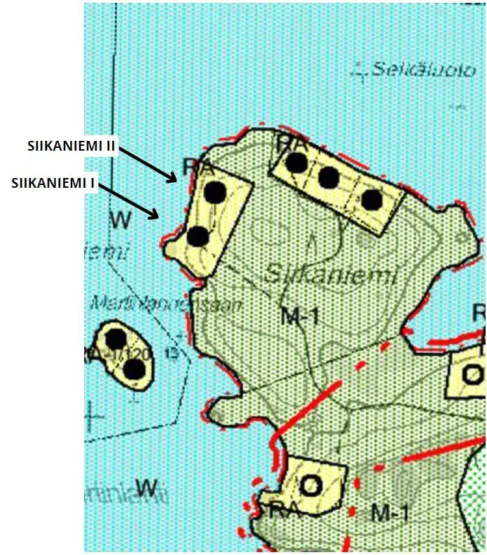 Terrain constructible Saimaa Siikaniemi ~1 ha / 200 m rive — Puumala — 4