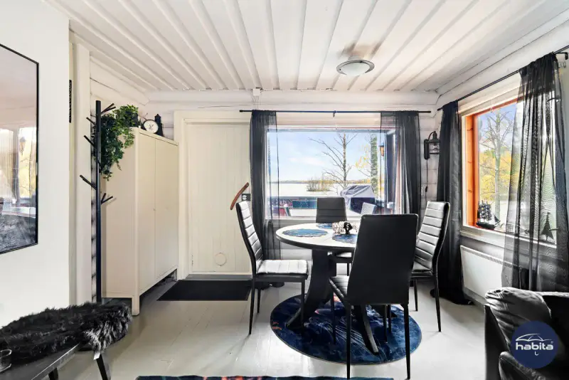 Mökki en rondins ~26 m² (1971) + sauna et aitta à deux chambres, 2 450 m² et rive privée — Nieminen / Rääkkylä — 14