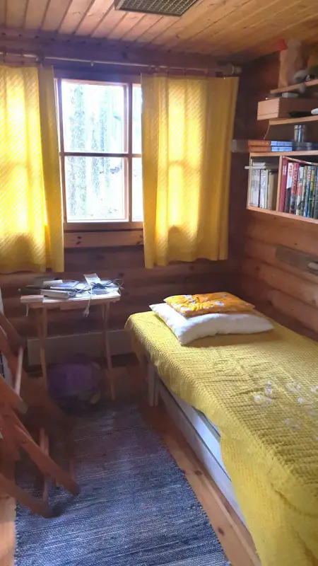 Hirsimökki Honka ~43 m² (1973) + rantasauna et savusauna, 3 610 m² et ~70 m de rive privée Pyhäselkä — Nieminen / Rääkkylä — 14