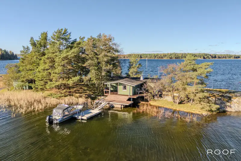 Île privée entière de 2 400 m² avec chalet ~52 m² (1977) — Norrgrund, archipel de Tammisaari — 8