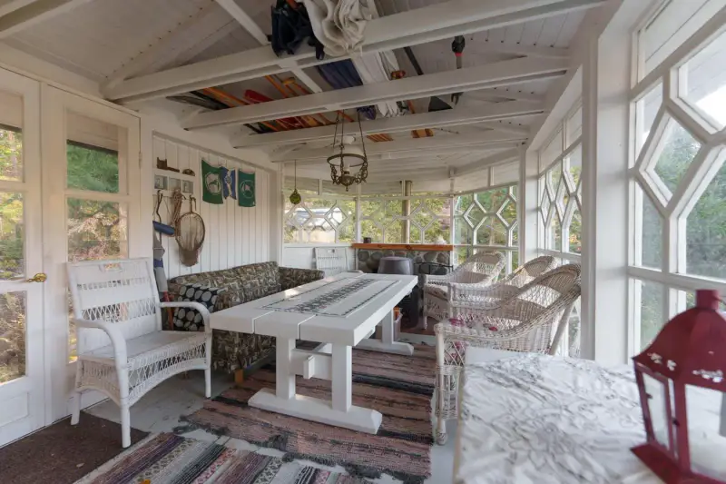 Villa de loisirs ~80 m² (1961, rénovée 2006) + sauna de rive, 6 685 m² et rive mer privée — Tammisaari / Raasepori — 10