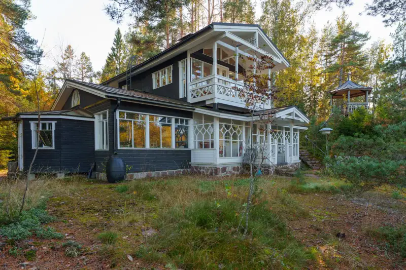 Villa de loisirs ~80 m² (1961, rénovée 2006) + sauna de rive, 6 685 m² et rive mer privée — Tammisaari / Raasepori — 14