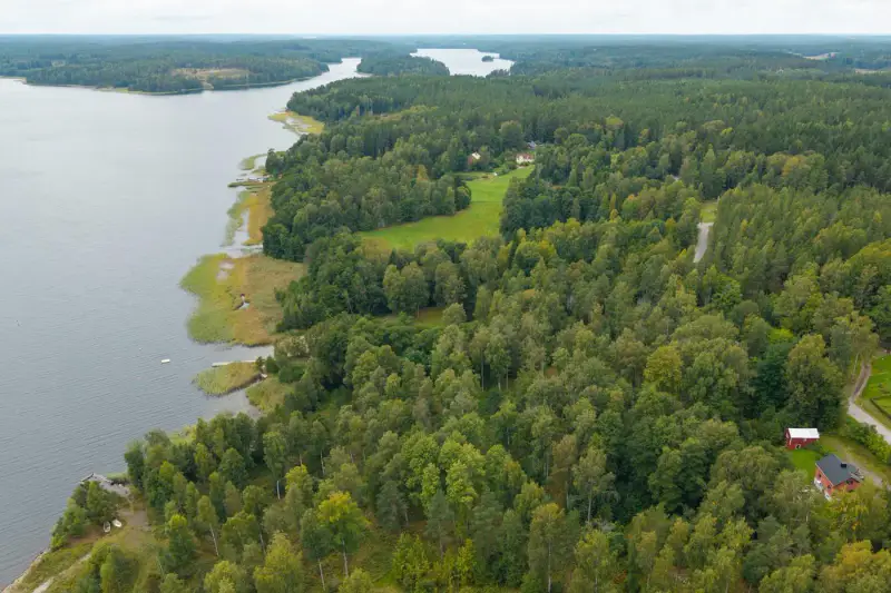Terrain loisirs ~2,49 ha, rive sud Vikstrandsviken (~110 m), permis 2025 — Tenhola / Raasepori — 15