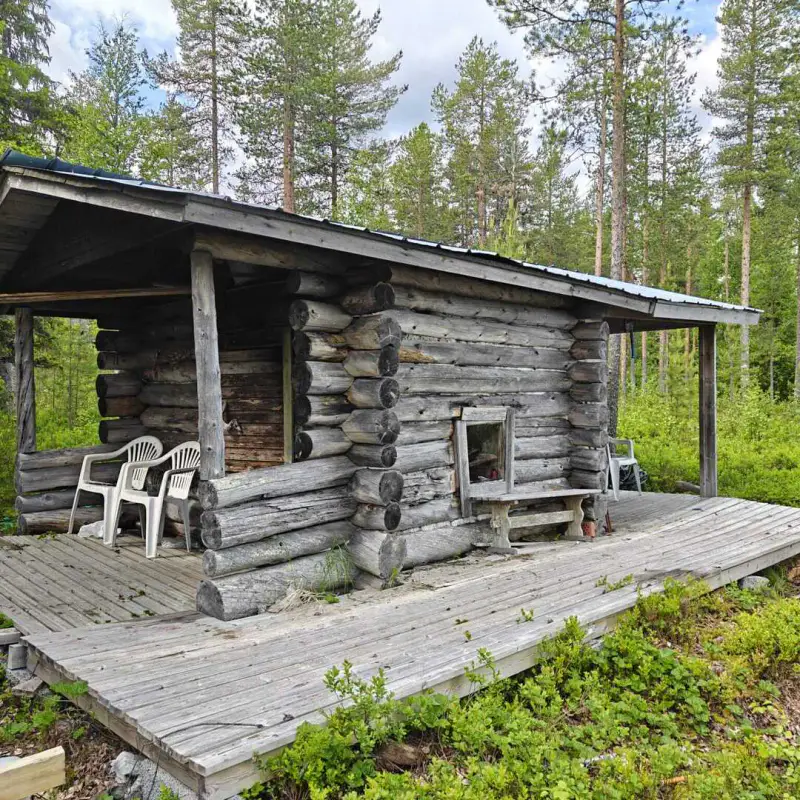 Mökki ~24 m² en rondins, rive lacustre, 19 900 m² — Kuha / Ranua — 9