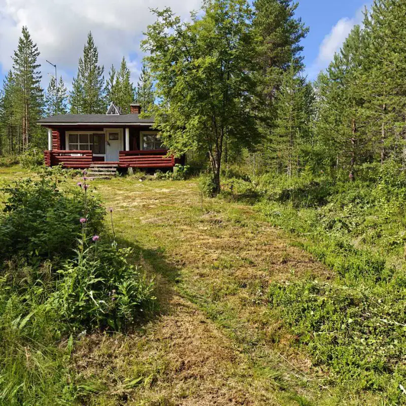 Mökki ~24 m² en rondins, rive lacustre, 19 900 m² — Kuha / Ranua — 4