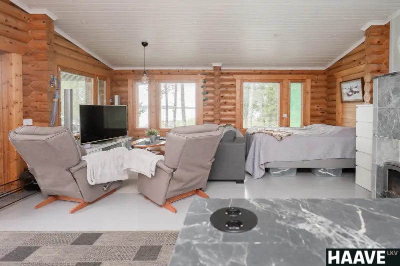 Ensemble mer ~108 m² (1990) + 2 saunas, >1 ha rive, Voiluoto — Rauma — 3