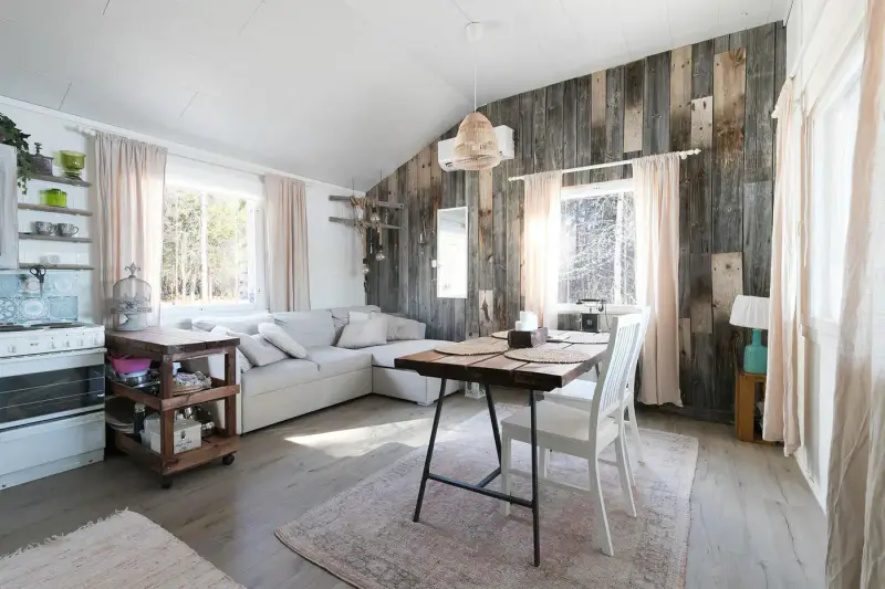 Mökki ~36 m² (2006) + sauna à bois, 4 761 m² et ~80 m de rive privée sur l’Armisvesi — Myhinpää / Rautalampi — 12