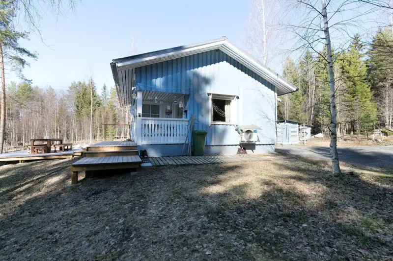 Mökki ~36 m² (2006) + sauna à bois, 4 761 m² et ~80 m de rive privée sur l’Armisvesi — Myhinpää / Rautalampi — 8