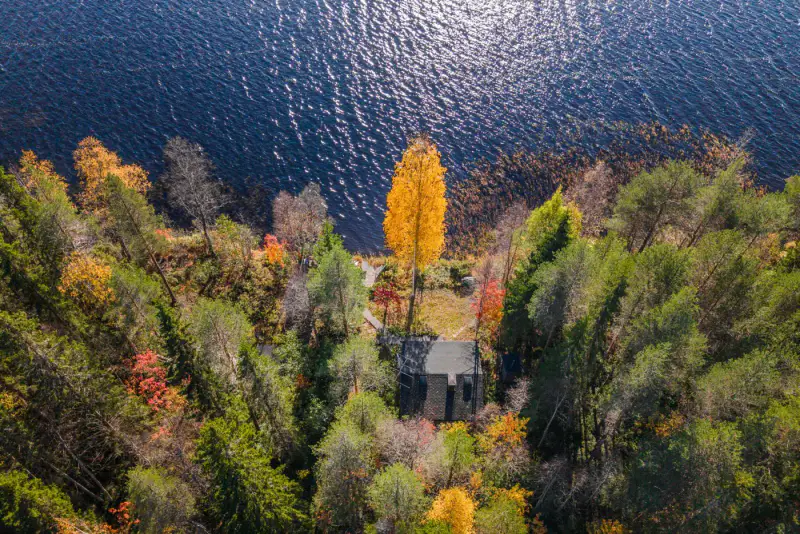 Chalet en rondins (30,6 m²) + sauna extérieur, 2 435 m² et 73 m de rive sable sur le Sonkajärvi — Sonka, Rovaniemi — 16