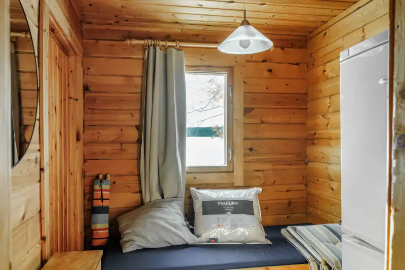 Chalet en rondins (30,6 m²) + sauna extérieur, 2 435 m² et 73 m de rive sable sur le Sonkajärvi — Sonka, Rovaniemi — 14