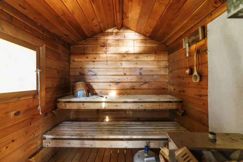 Chalet en rondins (30,6 m²) + sauna extérieur, 2 435 m² et 73 m de rive sable sur le Sonkajärvi — Sonka, Rovaniemi — 15