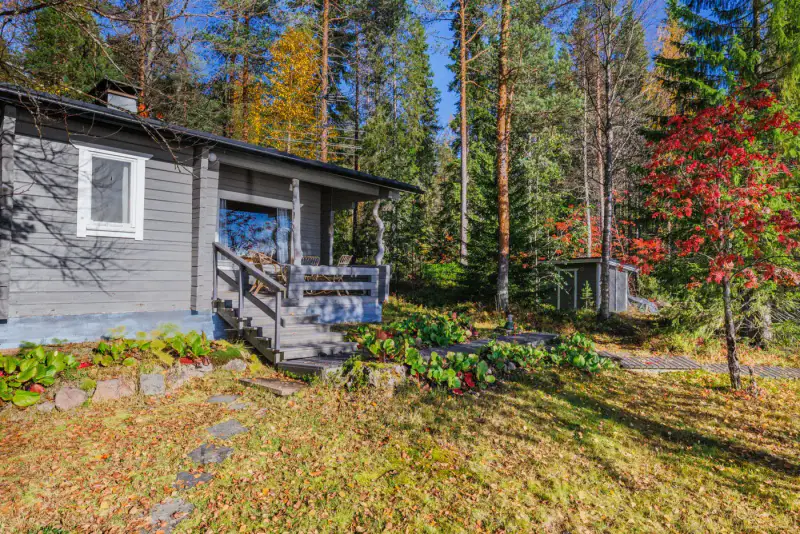 Chalet en rondins (30,6 m²) + sauna extérieur, 2 435 m² et 73 m de rive sable sur le Sonkajärvi — Sonka, Rovaniemi — 4
