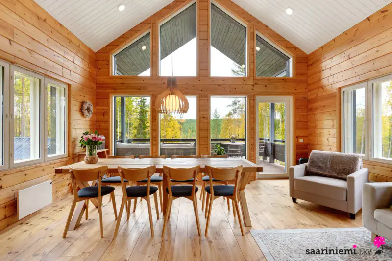 Maison ~93 m² (1946/2019–20) + sauna, 7 950 m², Jouttijärvi — Sonka / Rovaniemi — 8