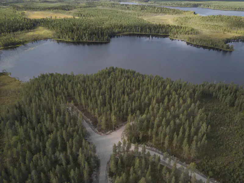 Terrain vacant 5 351 m², rive rocheuse Venejärvi — Autti / Rovaniemi — 4