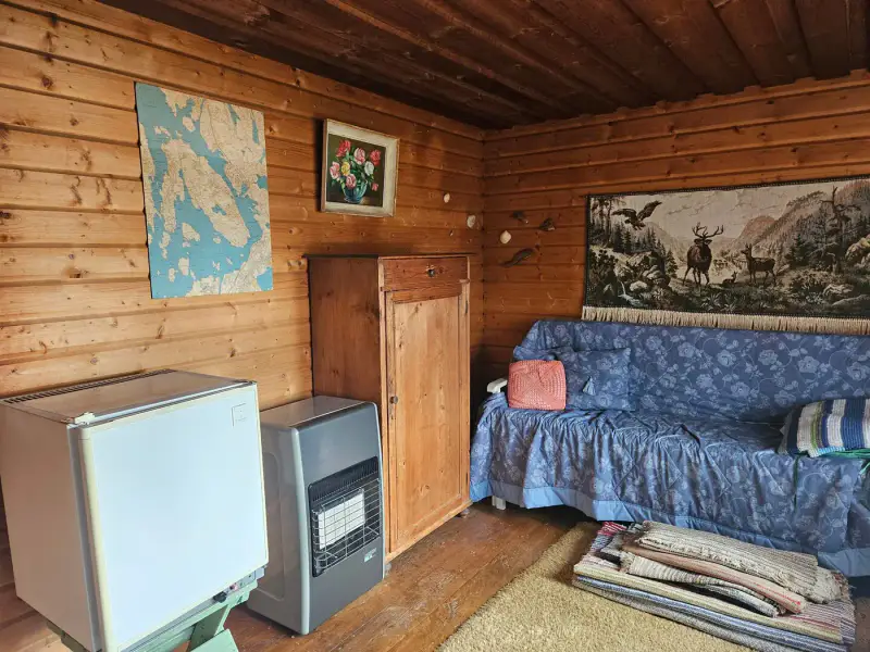 Mökki traditionnel (1960) + sauna de rive en rondins (1985), 2 330 m² et rive privée de sable sur la Saimaa — Salosaari / Ruokolahti — 11
