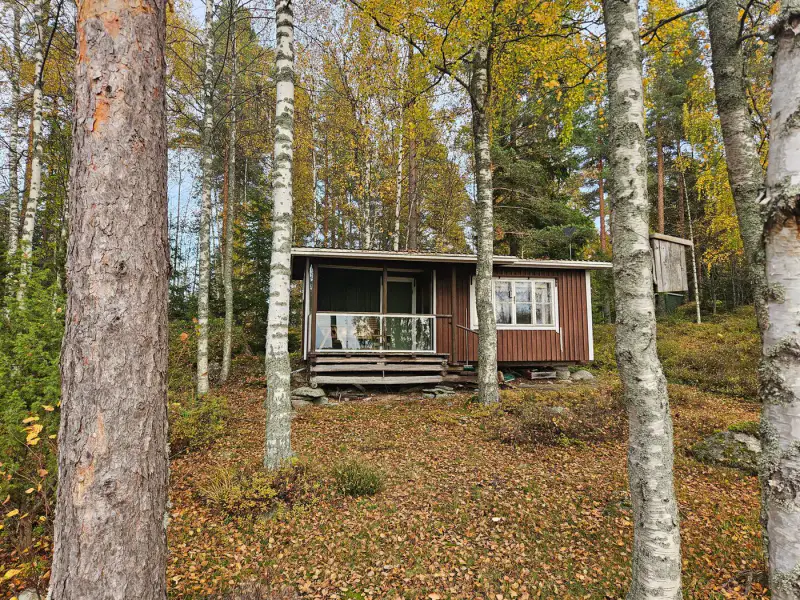 Mökki traditionnel (1960) + sauna de rive en rondins (1985), 2 330 m² et rive privée de sable sur la Saimaa — Salosaari / Ruokolahti — 12
