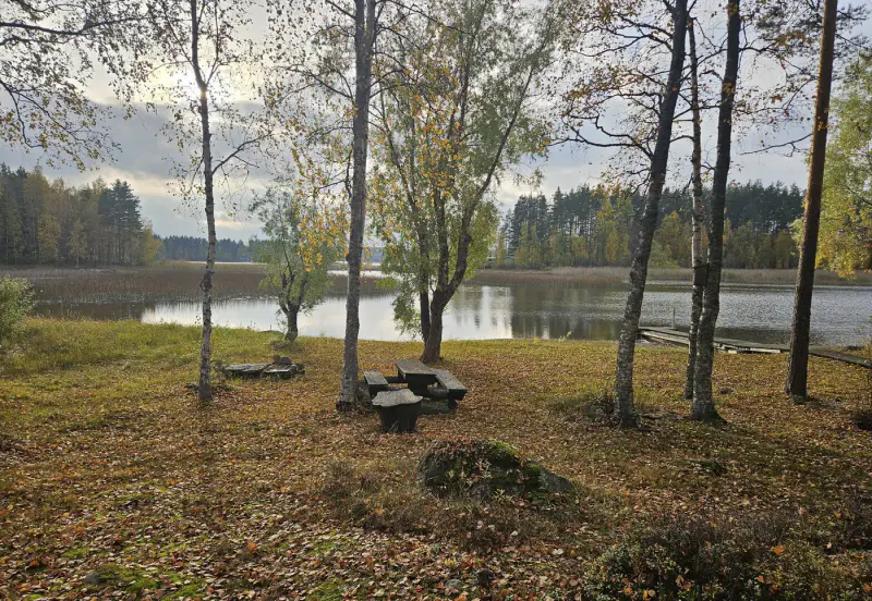 Mökki traditionnel (1960) + sauna de rive en rondins (1985), 2 330 m² et rive privée de sable sur la Saimaa — Salosaari / Ruokolahti — 4