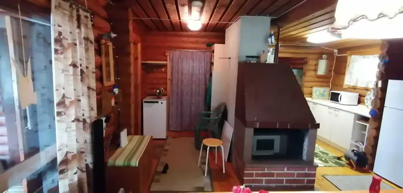 Mökki en rondins ~65 m² (1973) + sauna à bois, 4 350 m² et 90 m de rive privée sur l’Isojärvi, au bout de la route — Jäminkipohja / Ruovesi — 13