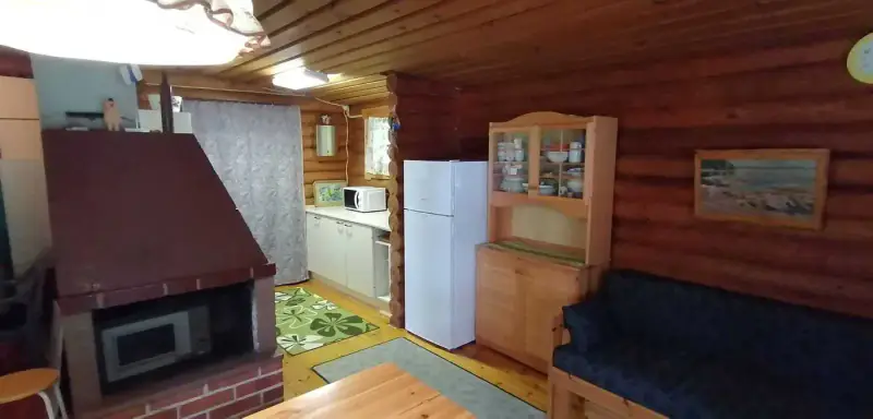 Mökki en rondins ~65 m² (1973) + sauna à bois, 4 350 m² et 90 m de rive privée sur l’Isojärvi, au bout de la route — Jäminkipohja / Ruovesi — 16