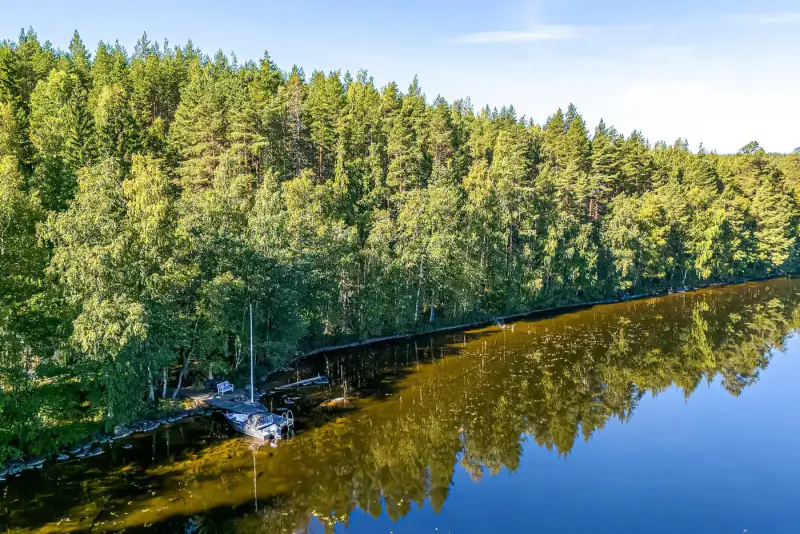 Hirsi 2013 + sauna 2013, île Suomensalo, rive Kuolimo, 4 400 m² — Savitaipale — 18