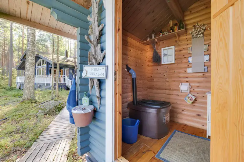 Hirsi 2013 + sauna 2013, île Suomensalo, rive Kuolimo, 4 400 m² — Savitaipale — 15