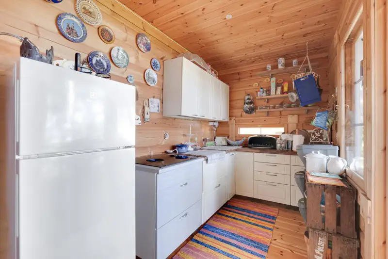 Hirsi 2013 + sauna 2013, île Suomensalo, rive Kuolimo, 4 400 m² — Savitaipale — 3