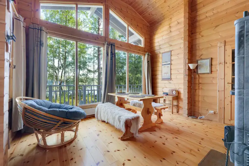 Hirsi 2013 + sauna 2013, île Suomensalo, rive Kuolimo, 4 400 m² — Savitaipale — 2