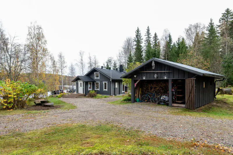 Chalet Kontio ~62 m² (2004) année-ronde + sauna de rive, 6 960 m² et plage de sable — Vuokalanjärvi / Säimen — 16