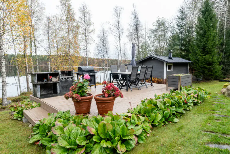 Chalet Kontio ~62 m² (2004) année-ronde + sauna de rive, 6 960 m² et plage de sable — Vuokalanjärvi / Säimen — 3