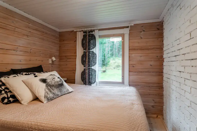 Chalet Kontio ~62 m² (2004) année-ronde + sauna de rive, 6 960 m² et plage de sable — Vuokalanjärvi / Säimen — 12