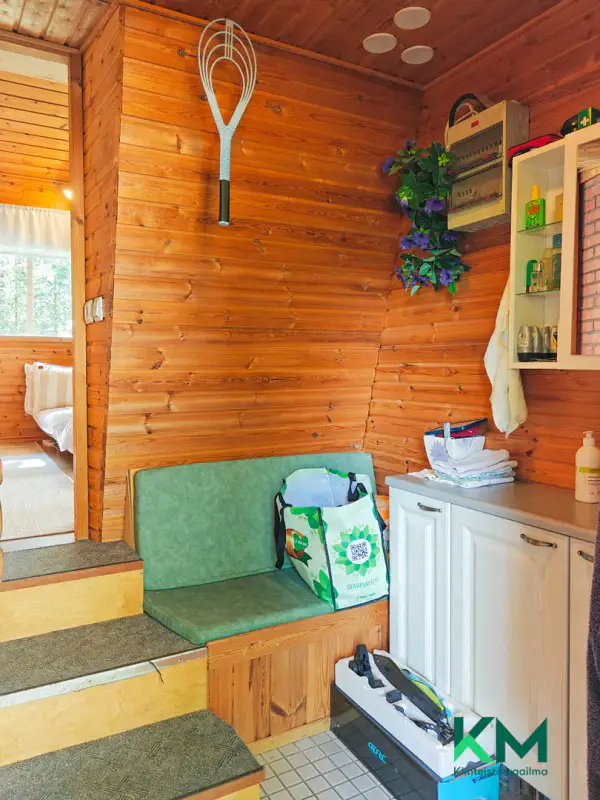 Chalet 1997, 25 m², rive privée Orivesi ~400 m, 15 570 m² — Savonranta, Savonlinna — 12