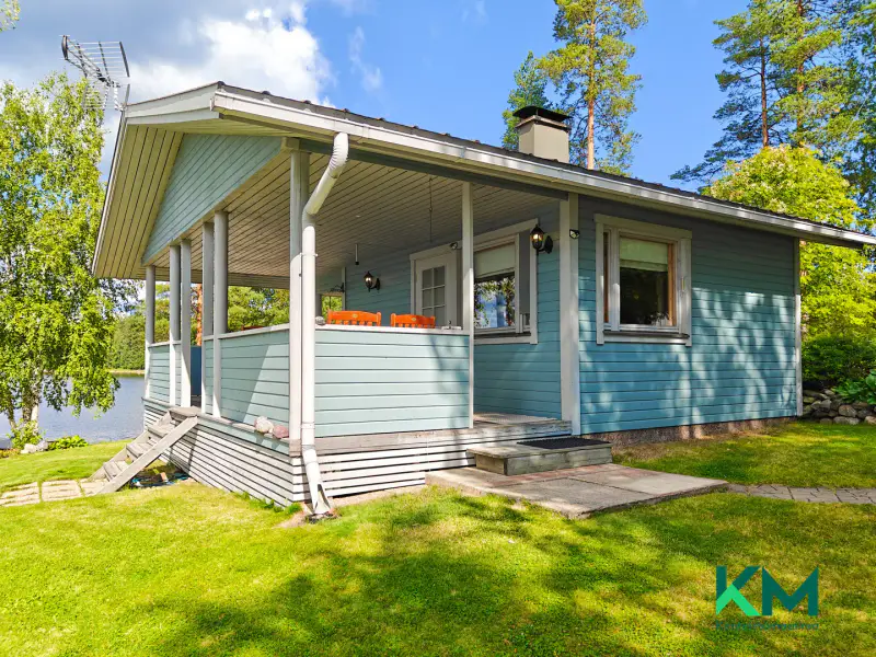 Chalet 1997, 25 m², rive privée Orivesi ~400 m, 15 570 m² — Savonranta, Savonlinna — 15