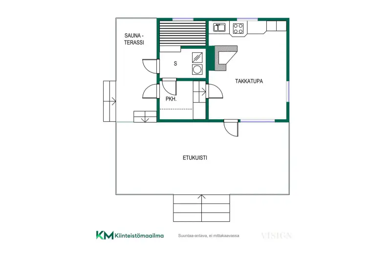 Chalet 1997, 25 m², rive privée Orivesi ~400 m, 15 570 m² — Savonranta, Savonlinna — 2
