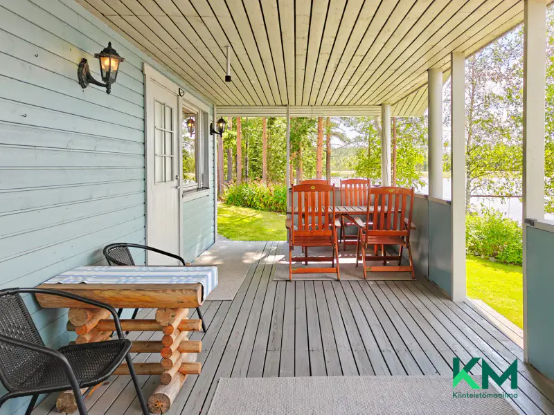 Chalet 1997, 25 m², rive privée Orivesi ~400 m, 15 570 m² — Savonranta, Savonlinna — 18