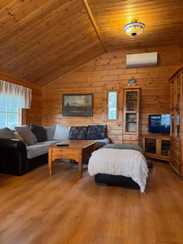 Villa en rondins habitable l’hiver (2006, 46 m²) + sauna et aitta, 82 m de rive sable, 6 670 m² — Savonranta / Savonlinna — 10