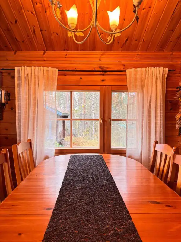 Villa en rondins habitable l’hiver (2006, 46 m²) + sauna et aitta, 82 m de rive sable, 6 670 m² — Savonranta / Savonlinna — 11