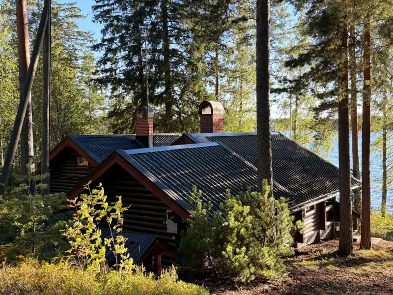 Ensemble Saimaa ~3,9 ha + plage sable, mökki 88 m² (1981) — Pietolansaari / Savonlinna — 13